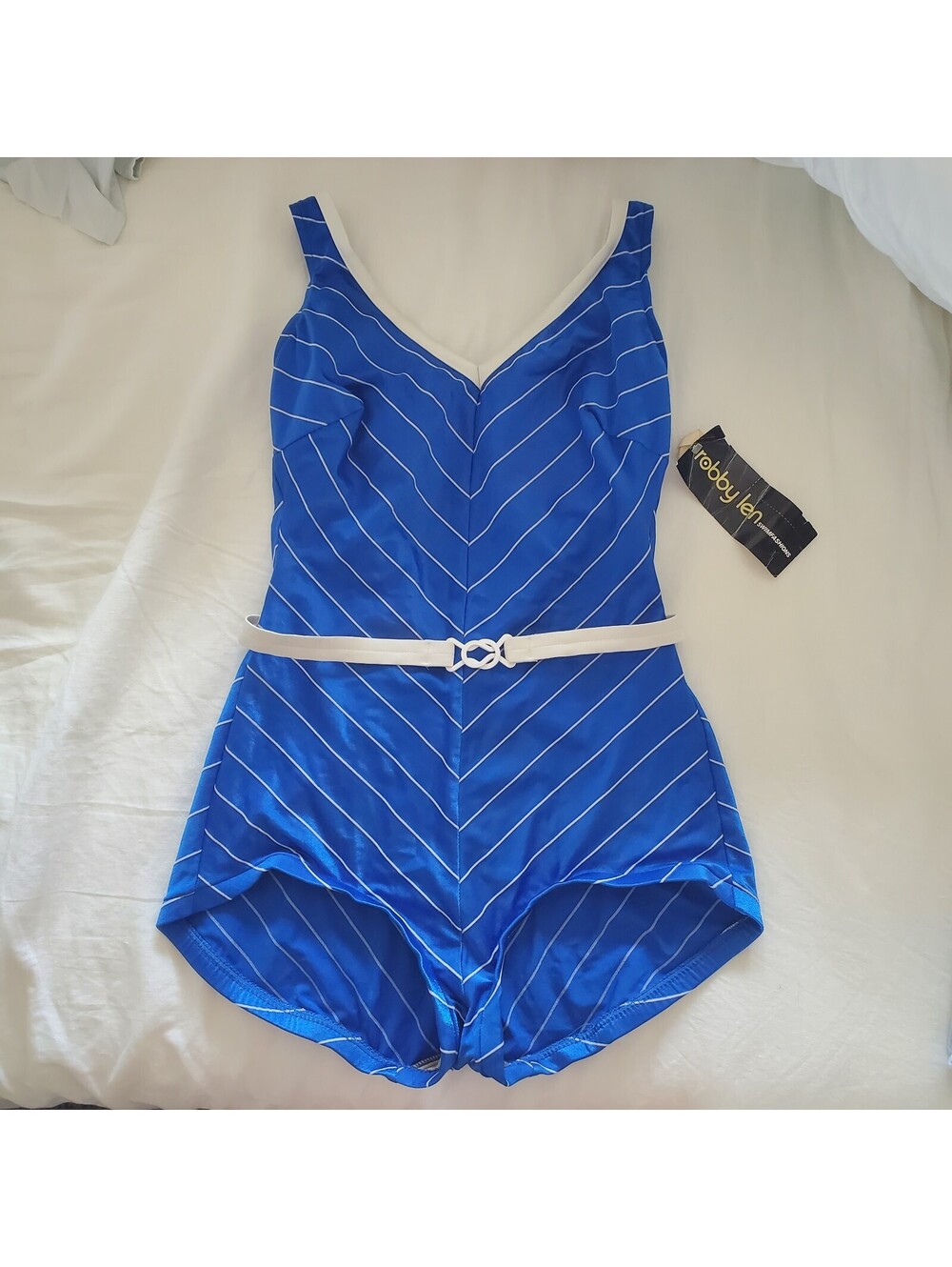 Vintage Chevron Retro Pinup Swimsuit
